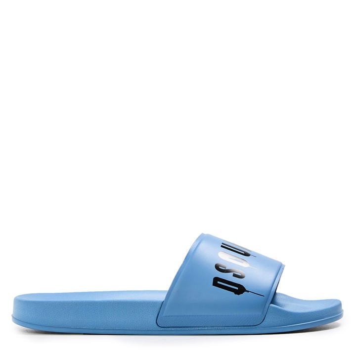 Dsquared2 Men's Blue Spray Sliders in Size 11, Sports Direct