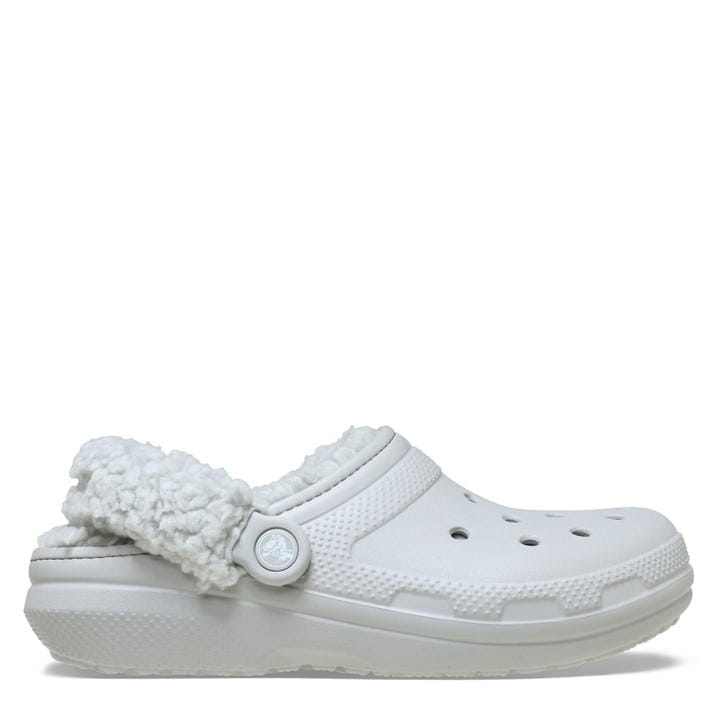 Crocs Men's Grey Classic Fleece Clogs in Size 9, Sports Direct