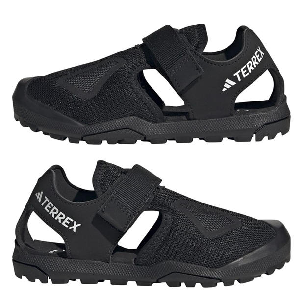 Core Black - adidas - Terrex Captain Toey 2.0 K Walking Sandals Boys