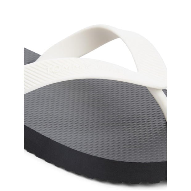 Black/Ecru - Tommy Jeans - Women's Flip Flops