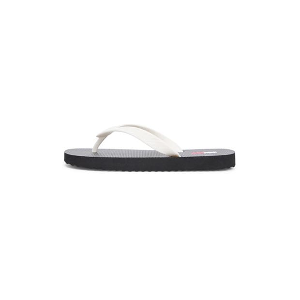 Black/Ecru - Tommy Jeans - Women's Flip Flops