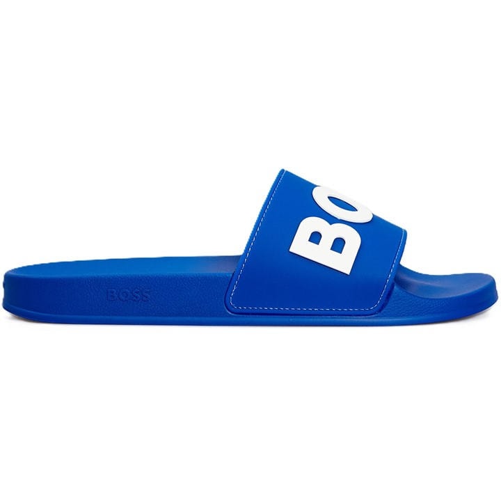 Boss Men's Blue Kirk Pool Sliders in Size 5, Sports Direct