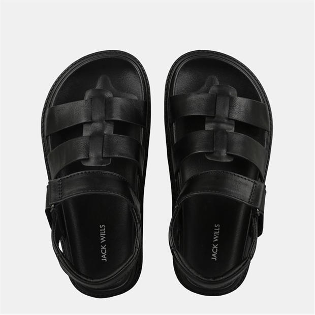 Black - Jack Wills - Jack Wills Gladiator Sandal Childrens
