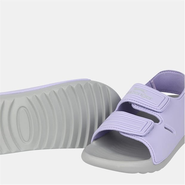 Purple - Slazenger - Kids' Hook and Loop Sports Sandals
