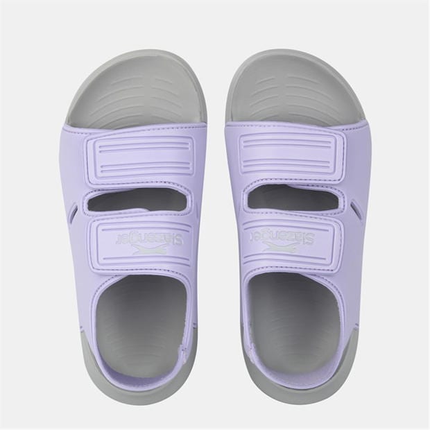 Purple - Slazenger - Kids' Hook and Loop Sports Sandals