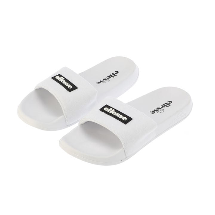 Ellesse Men's White Laxxes Water Resistant Pool Sliders in Size 9, Sports Direct