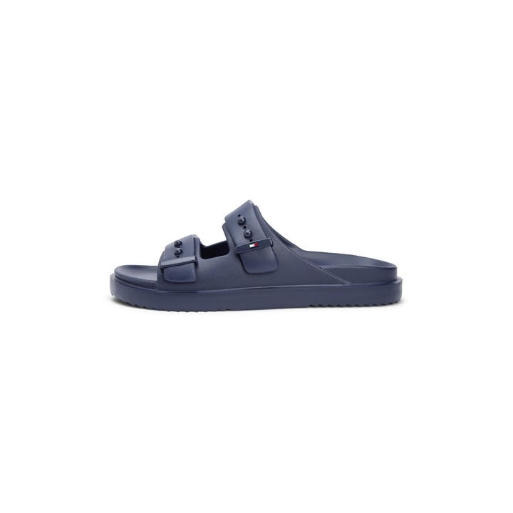 Tommy Hilfiger Men's Blue Pool Sliders in Size 8, Sports Direct