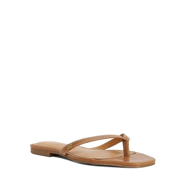 Tan - Dune London - Women's Lasslie Flip Flops