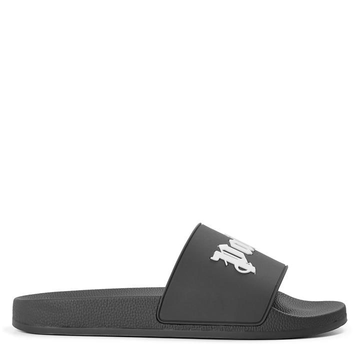 Palm Angels Men's Black Pool Sliders in Size 11, Sports Direct