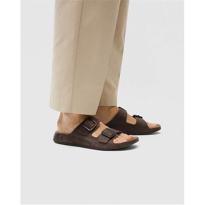 Ecco Men's Brown Flat Sandals in Size 11, Sports Direct