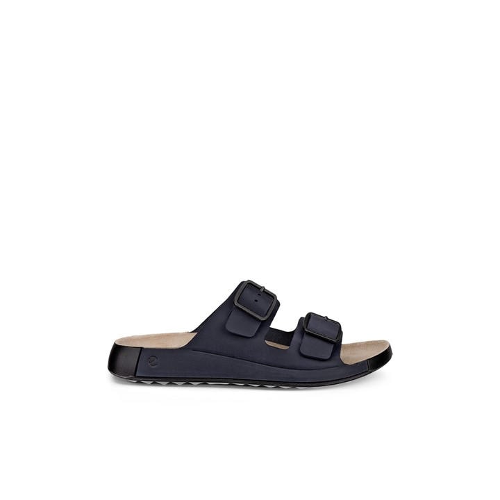 Ecco Men's Blue Flat Sandals in Size 11, Sports Direct