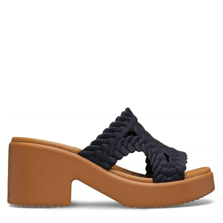 Crocs Women's Black Brooklyn Woven Clogs in Size 8, Sports Direct