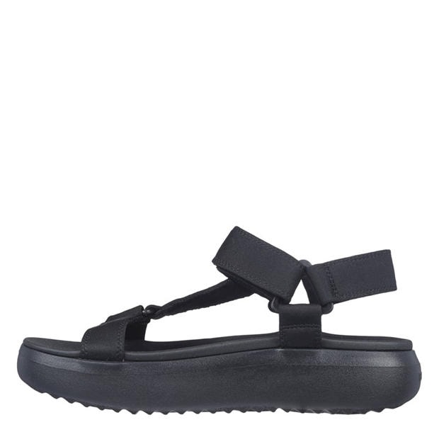 Black/Black - Skechers - Pop Ups 3.0 Flat Sandals Womens