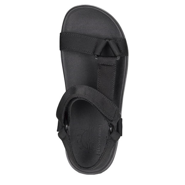 Black/Black - Skechers - Pop Ups 3.0 Flat Sandals Womens