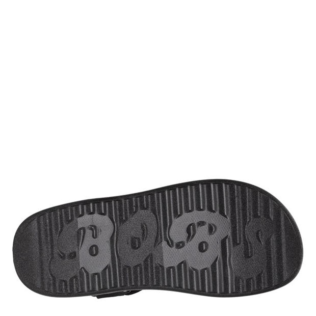 Black/Black - Skechers - Pop Ups 3.0 Flat Sandals Womens