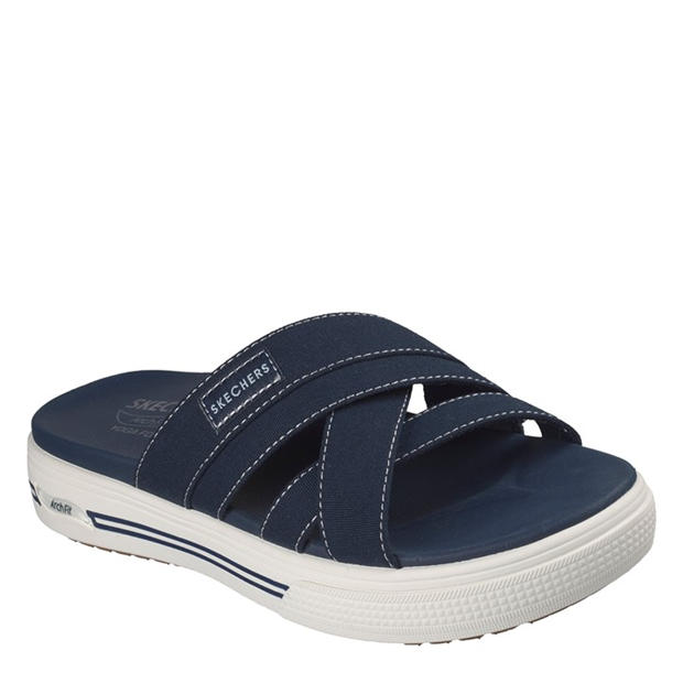 Navy - Skechers - Women's Arch Fit Arcade Flat Sandal
