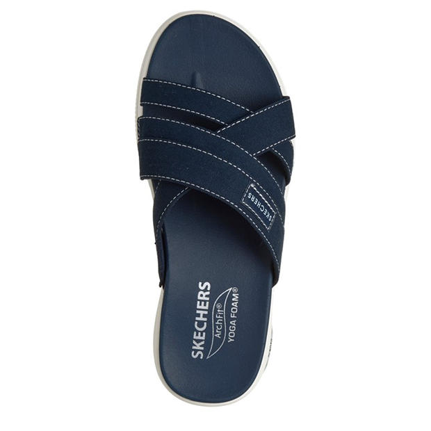 Navy - Skechers - Women's Arch Fit Arcade Flat Sandal