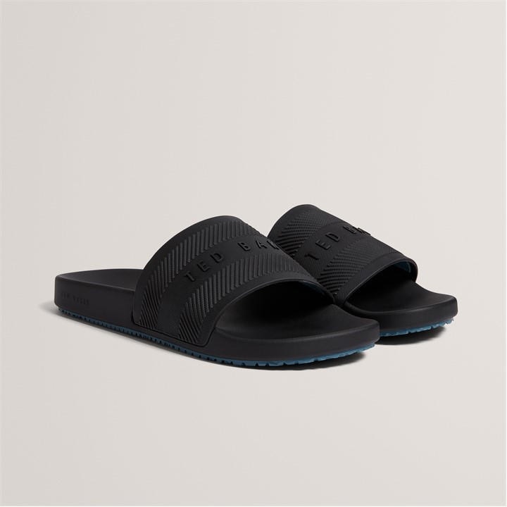 Ted Baker Men's Black Pool Sliders in Size 9, Sports Direct