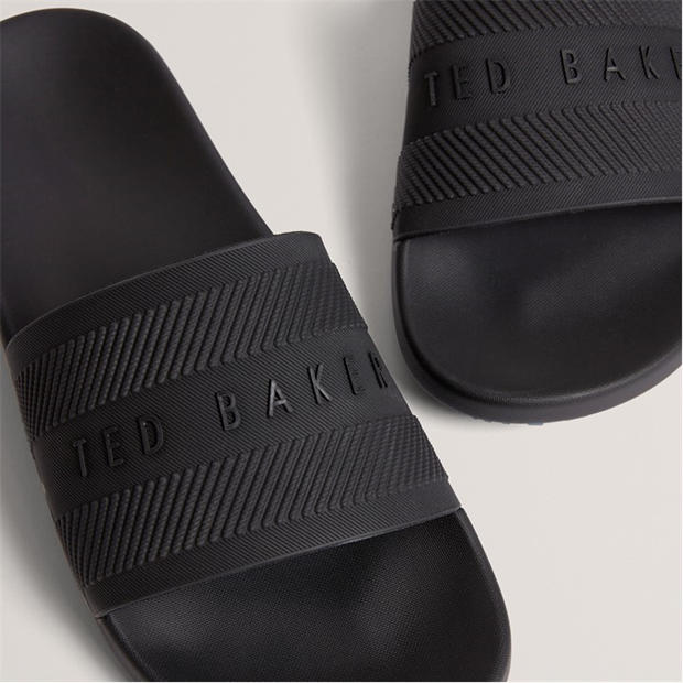 BLACK - Ted Baker - Mens Pool Sliders