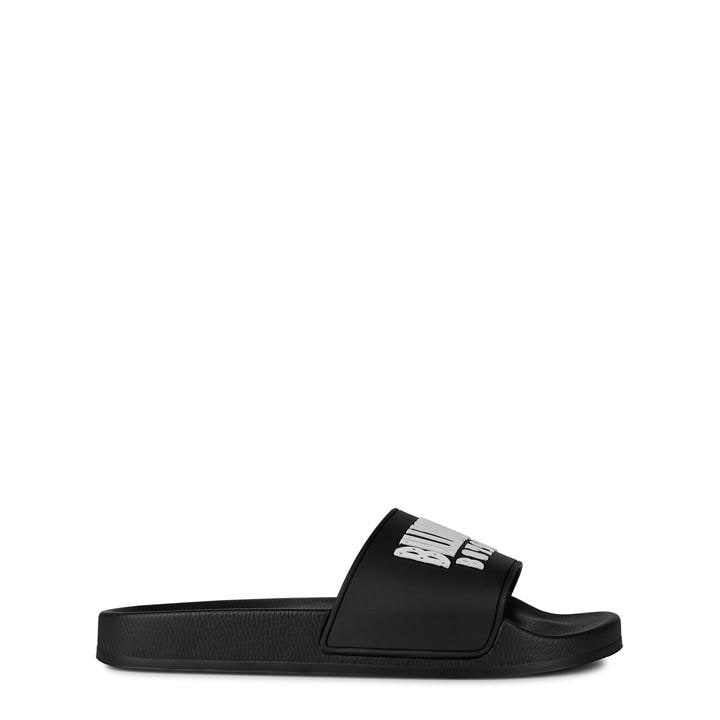 Billionaire Boys Club Men's Black Logo Sliders in Size 7, Sports Direct