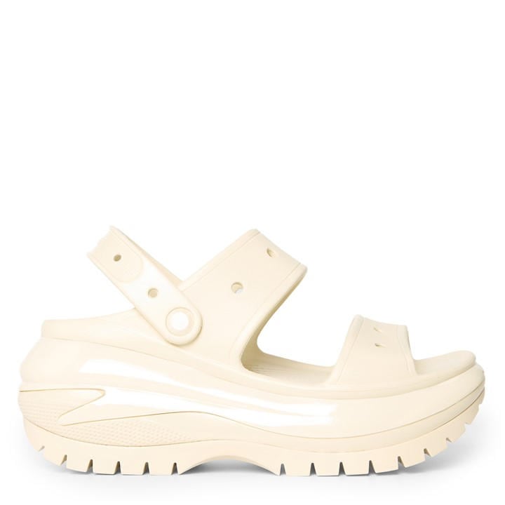 Crocs Women's Beige Flat Sandals in Size 5, Sports Direct