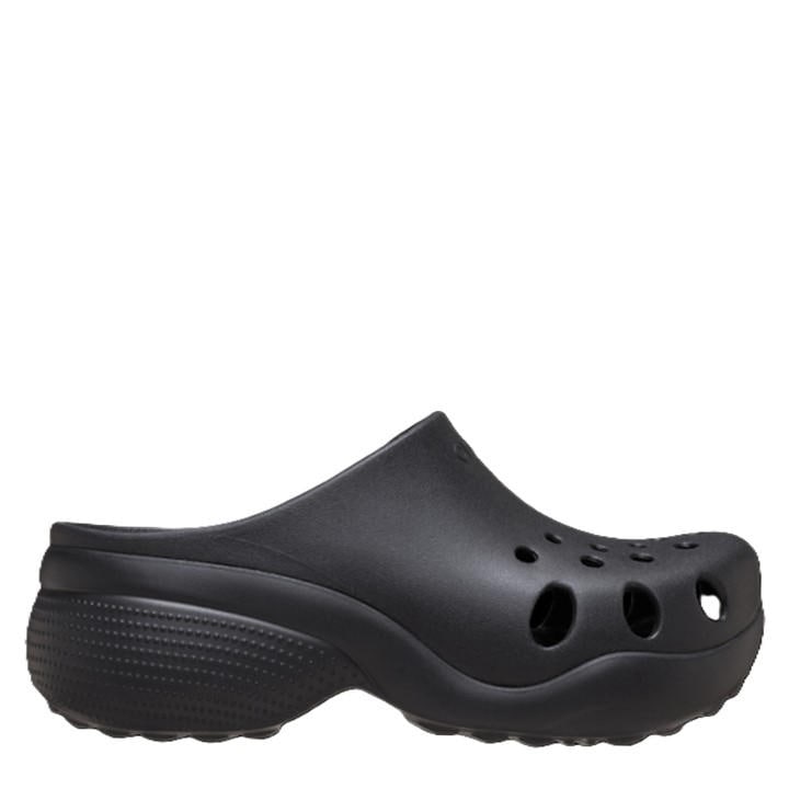 Crocs Women's Black Baya Platform Flat Sandals in Size 6, Sports Direct