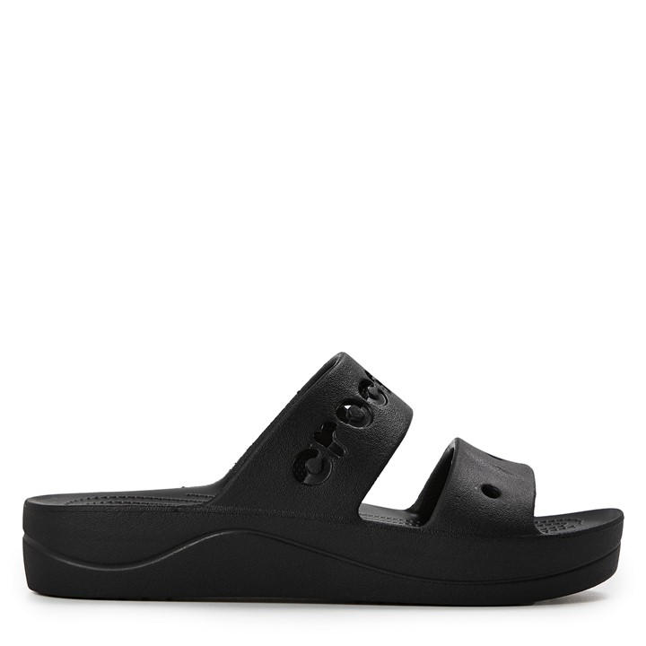 Crocs Women's Black Baya Platform Clogs in Size 4, Sports Direct