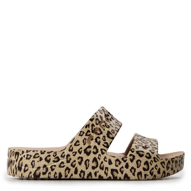 Leopard - Crocs - Women's Baya Platform Clogs