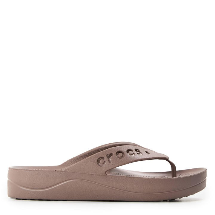 Crocs Women's Brown Baya Platform Clogs in Size 7, Sports Direct