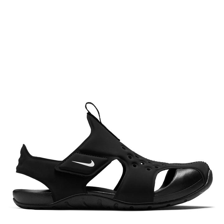 Nike Boys Black Sunray Protect 2 Little Kids' Sandals in Size C10.5, Sports Direct