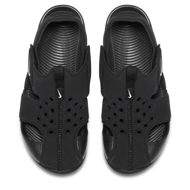 Black/White - Nike - Sunray Protect 2 Little Kids' Sandals