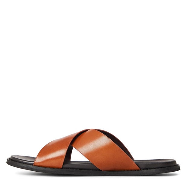 BROWN - Dune London - Men's Flat Sandals