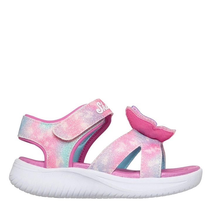Skechers Girls Pink Kids' Sports Sandals in Size C7, Sports Direct