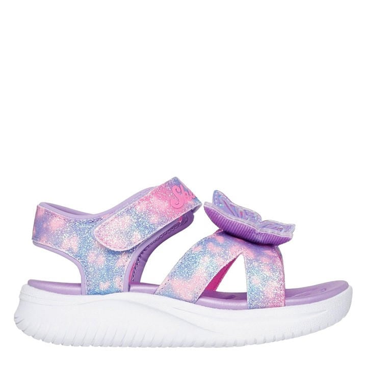 Skechers Girls Purple Kids' Sports Sandals in Size C7, Sports Direct