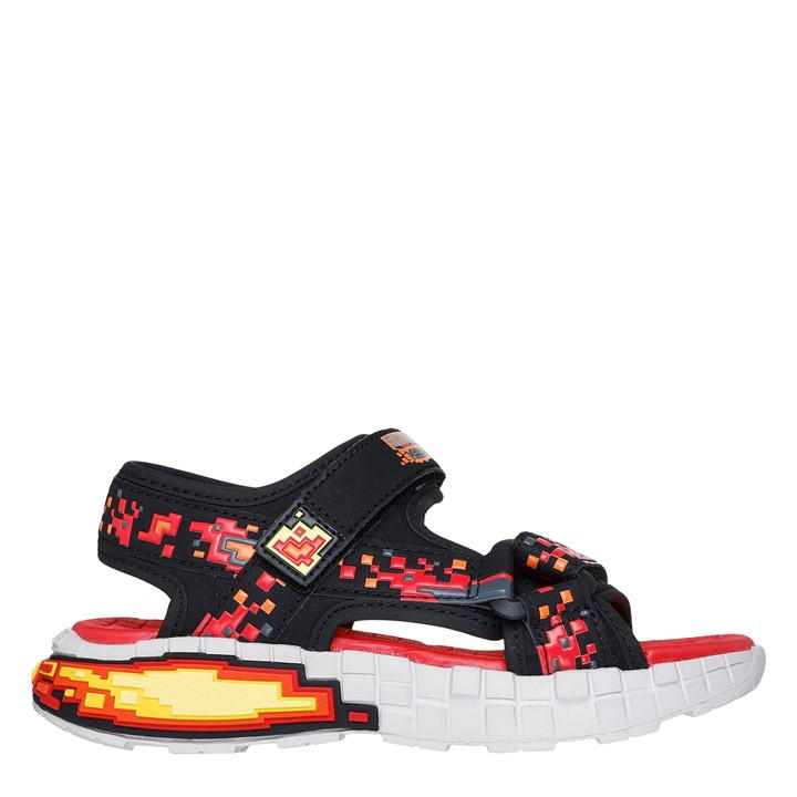 Skechers Boys Black Mega-Splash 4K Sports Sandals in Size C13, Sports Direct