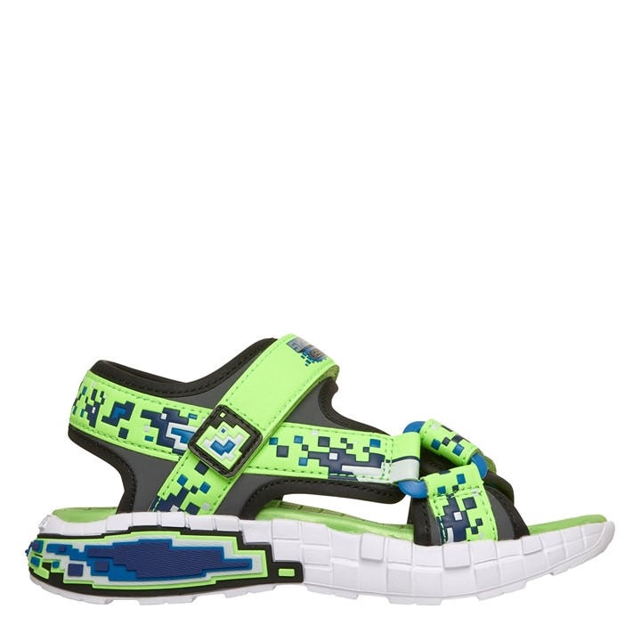 Skechers Boys Green Mega-Splash 4K Sports Sandals in Size 2, Sports Direct