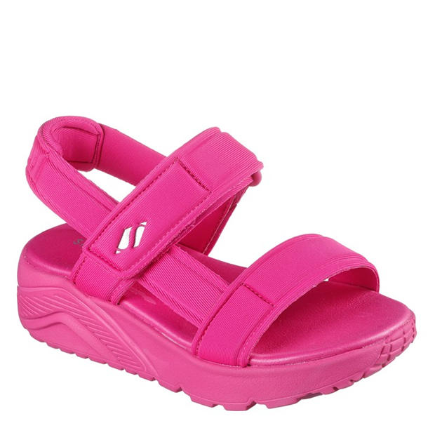 Hot Pink - Skechers - T-Strap Sling Back Sandal Sports Sandals Girls