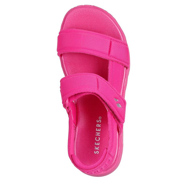 Hot Pink - Skechers - T-Strap Sling Back Sandal Sports Sandals Girls