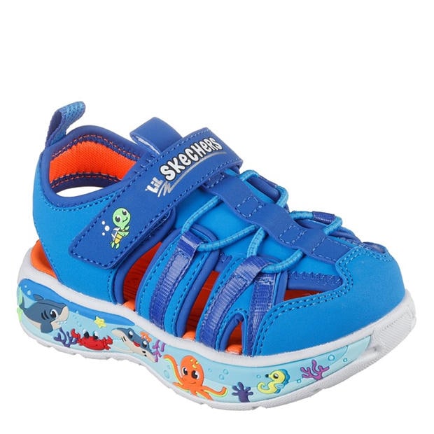 Blue - Skechers - Fisherman Sandal W Thematic Midsole Sports Sandals Boys