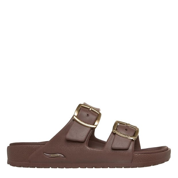 Chocolate - Skechers - Womens Flat Sandals