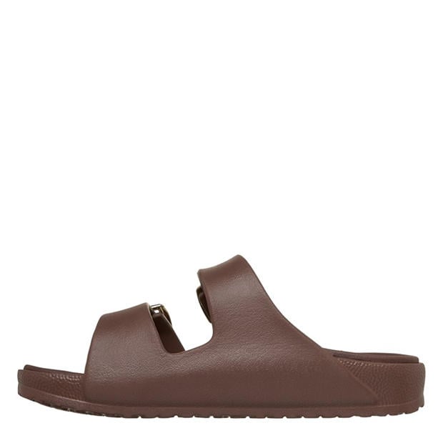 Chocolate - Skechers - Womens Flat Sandals