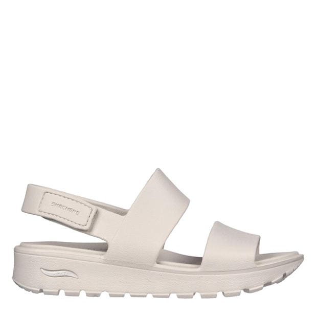 Natural - Skechers - Arch Fit Footsteps Flat Sandals Womens