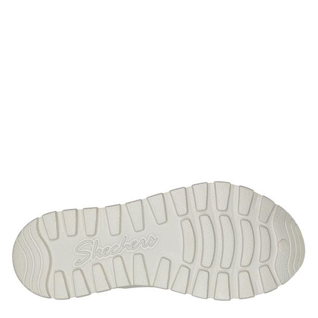 Natural - Skechers - Arch Fit Footsteps Flat Sandals Womens