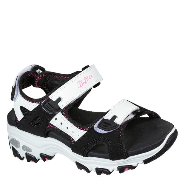 Black/White - Skechers - Unisex Kids' Sports Sandals