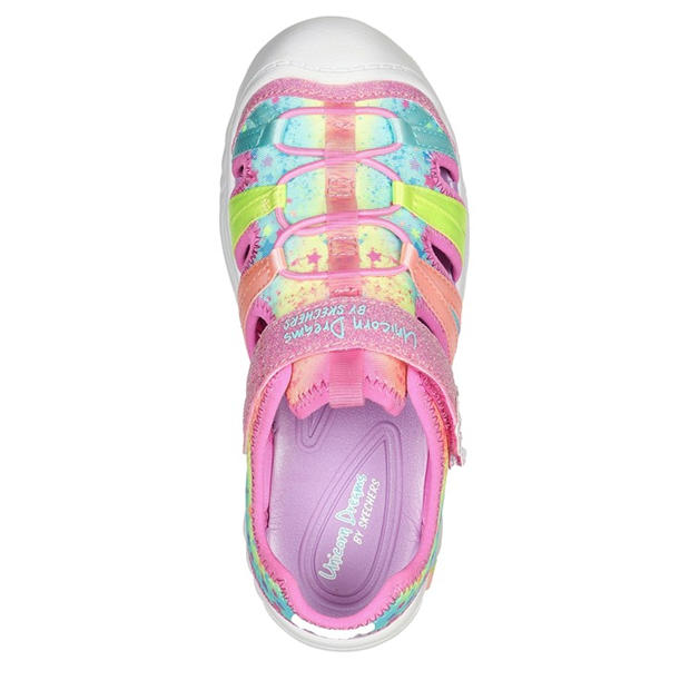 Pink/Multi - Skechers - Kids' Flat Sandals