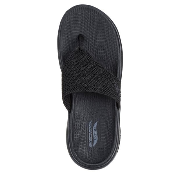 Black - Skechers - Go Walk Arch Fit 2.0 Sandal Flat Sandals Womens