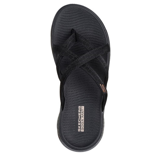 Black - Skechers - Women's Flat Sandals