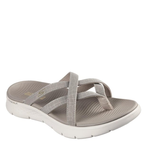 Taupe - Skechers - Women's Flat Sandals