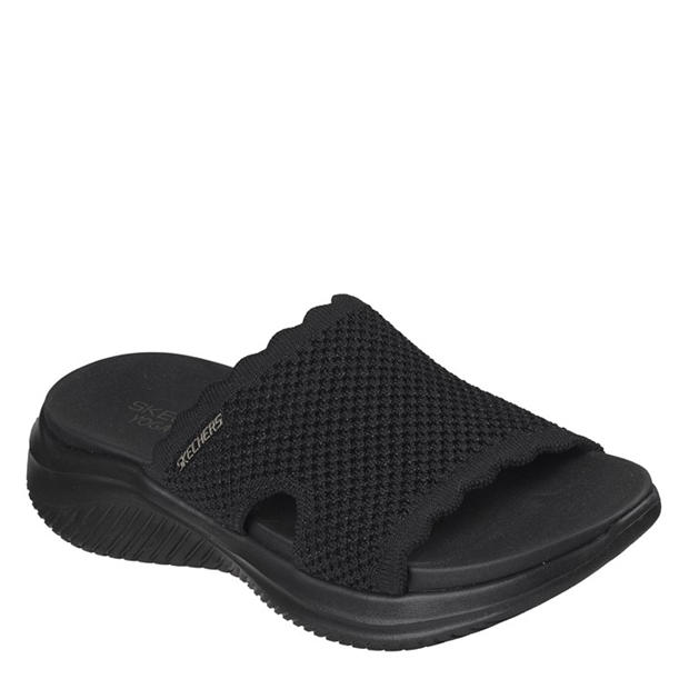 Black - Skechers - Women's Flat Sandals