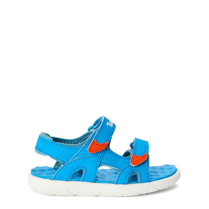 Timberland  Kids Blue ' Backstrap Flat Sandals in Size C4.5, Sports Direct